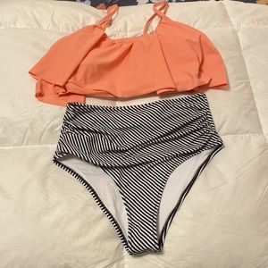Cupshe Small Peach Bikini Set